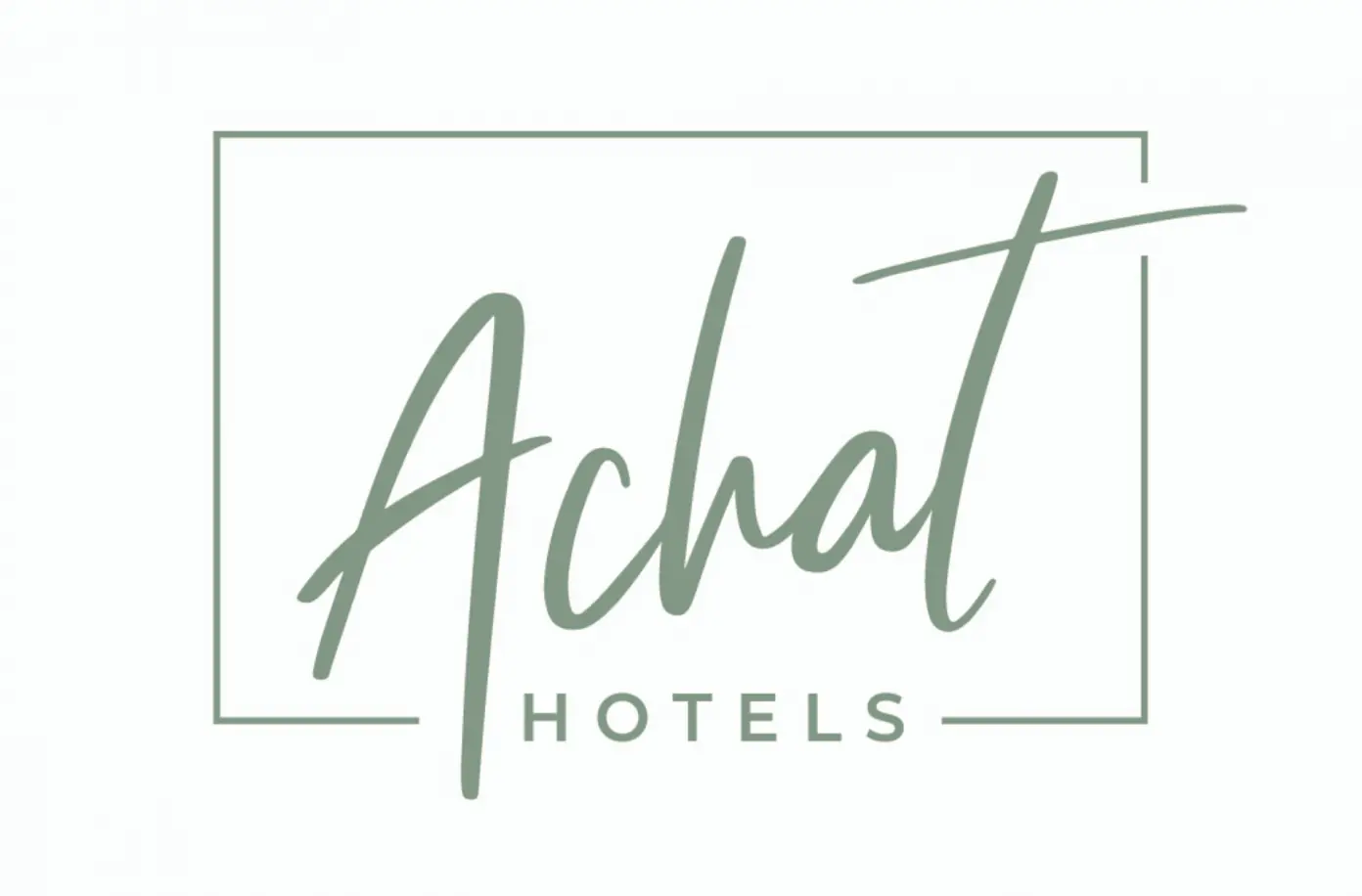 Achat Logo für Bahn und Hotel