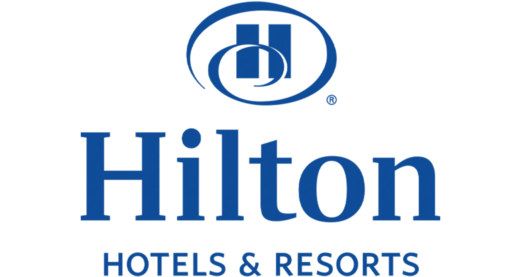 Hilton Hotels & Resorts Logo für Bahn und Hotel