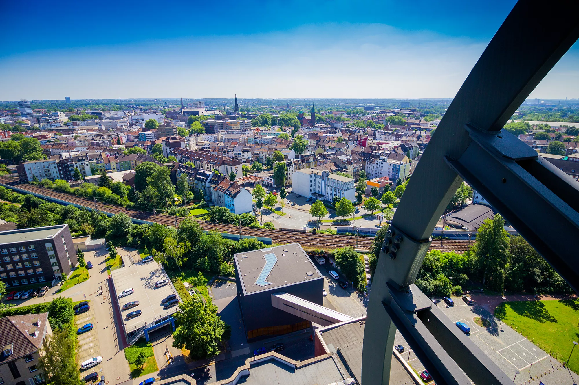 Dortmund Wochenende mit Ausblick über die Stadt
