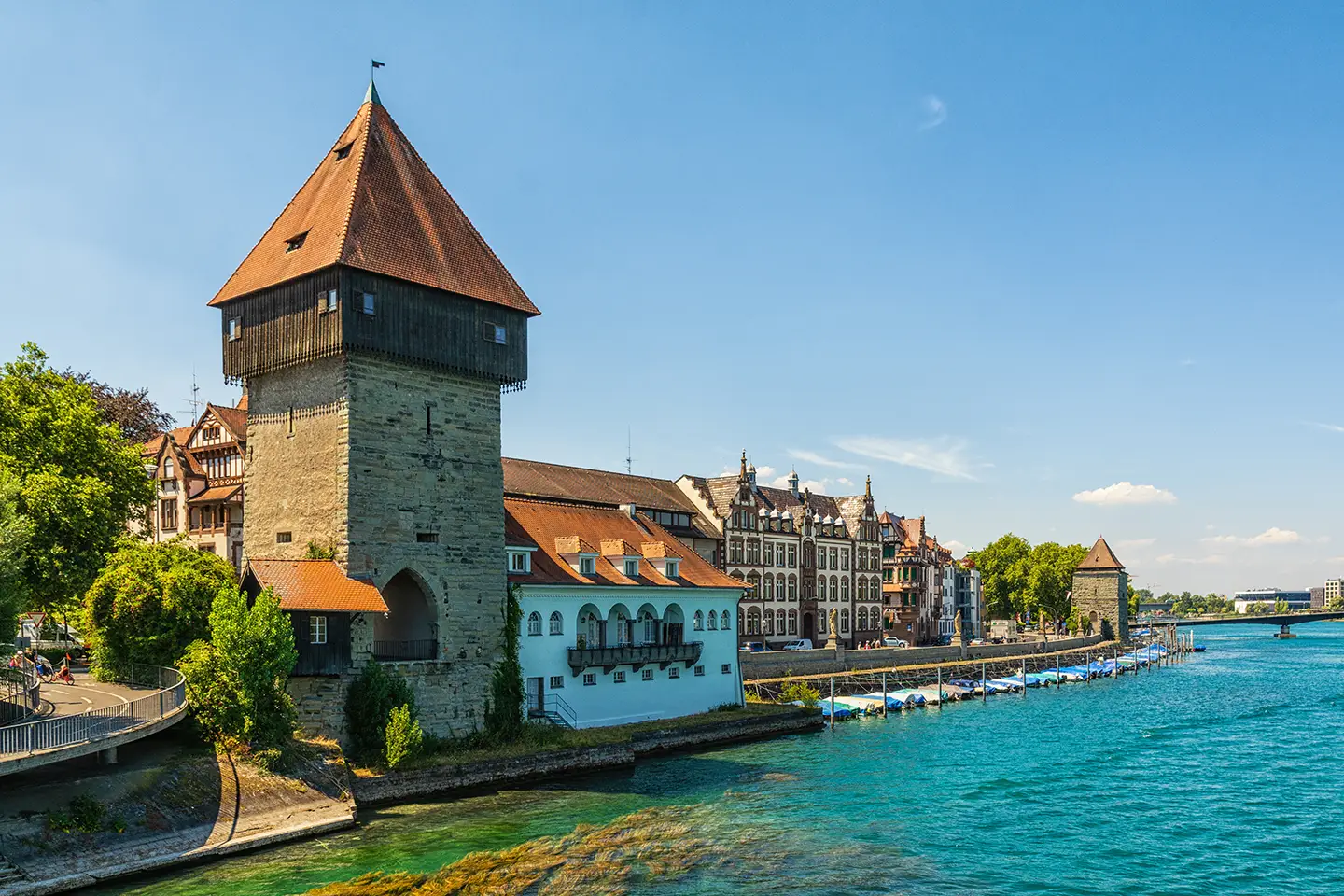 Konstanz am Bodensee mit Besuch des Rheintorturm